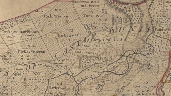 Lovat Estate maps show land confiscated from Old Fox