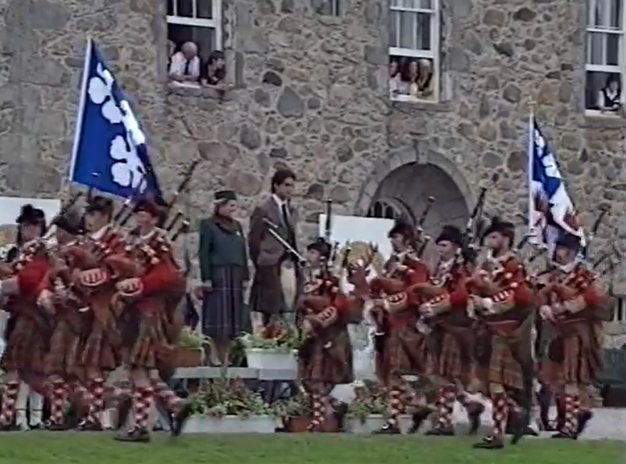 Clan Fraser gathering at Castle Fraser