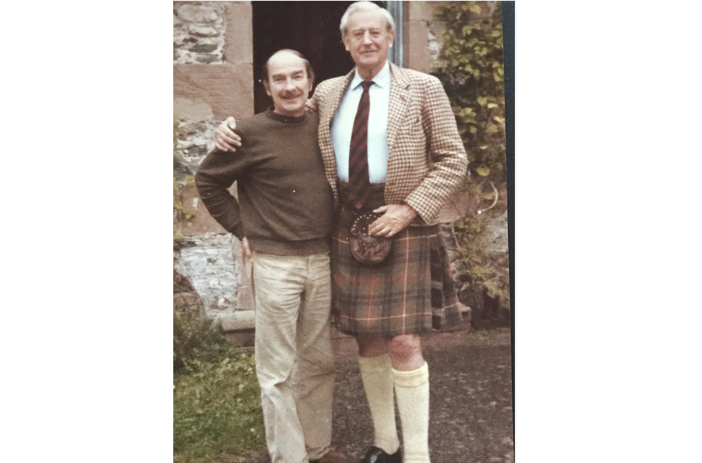 Dr. JJA Fraser with Shimi Lovat at Balblair in 1980