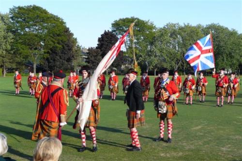 Lord Lovat at the changing of command, Toronto 2009