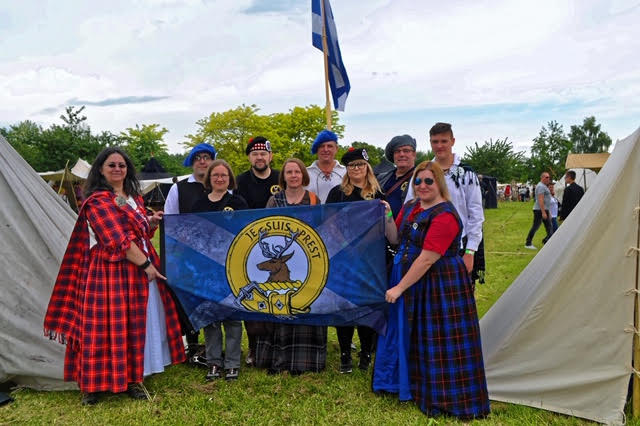 Clan Fraser of Lovat at the Epoch Festival in Jülich near Aachen