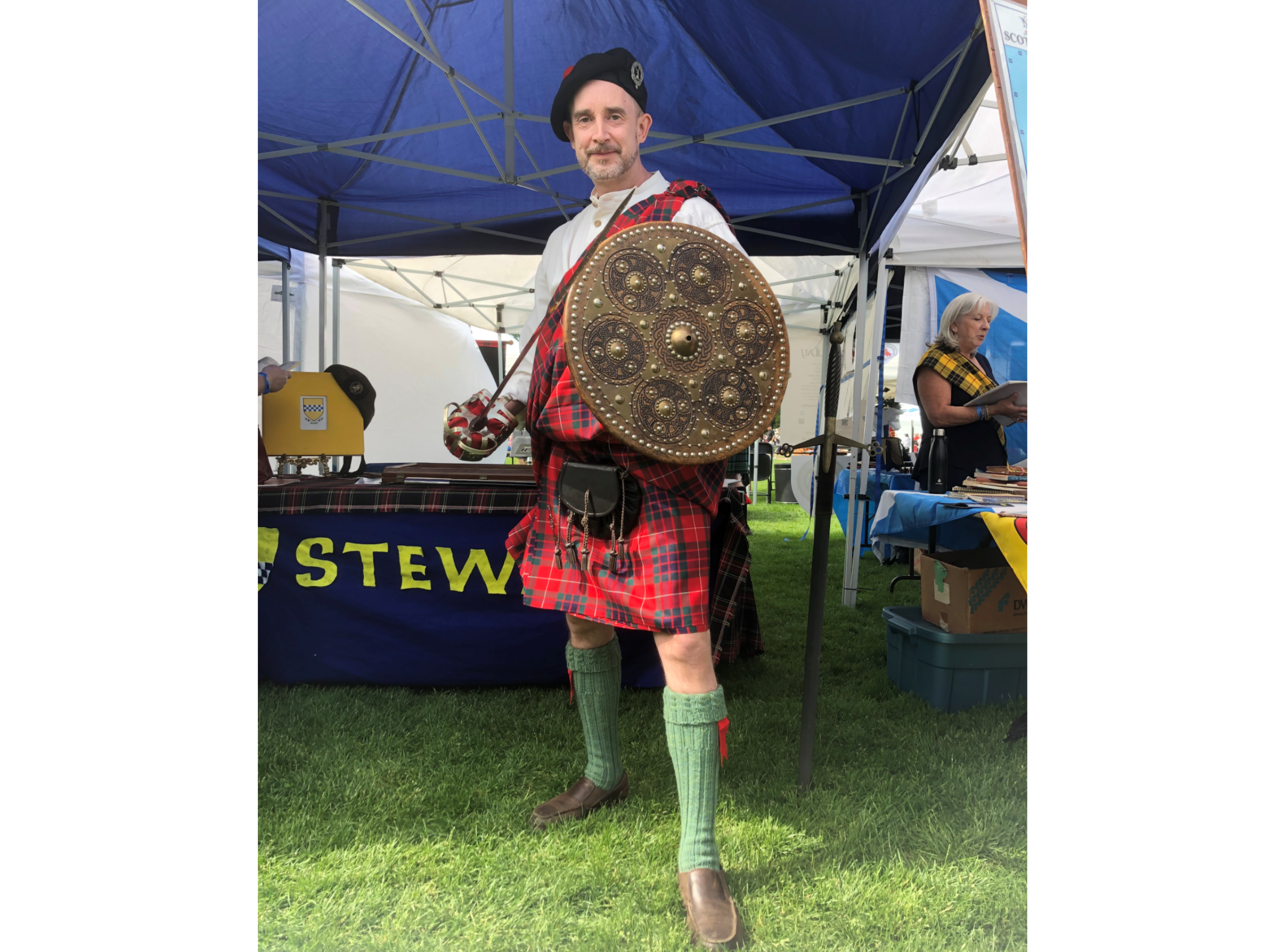 Michael Dean at the 2019 Highland games in Victoria BC